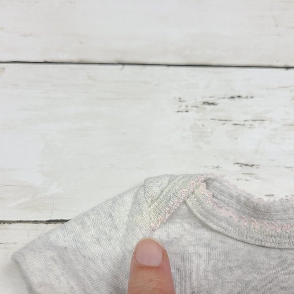 ♡ 5/$20 - Koala Baby Girl's Gray Shine Like a Star Print Short Sleeve Bodysuit - Picture 6 of 7